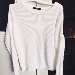 Brandy Melville Cream Ollie sweater